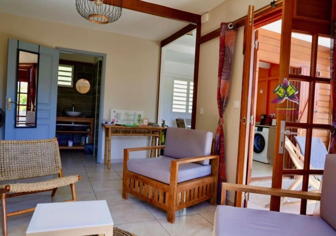 Piscine, Plages Bois Jolan Et Du Bourg, Jardin & Parking Prives, Sainte-Anne - Villas Orchyd & Ka المظهر الخارجي الصورة
